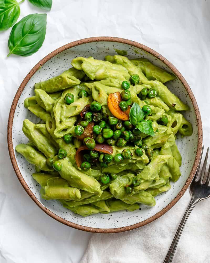 green pea pasta