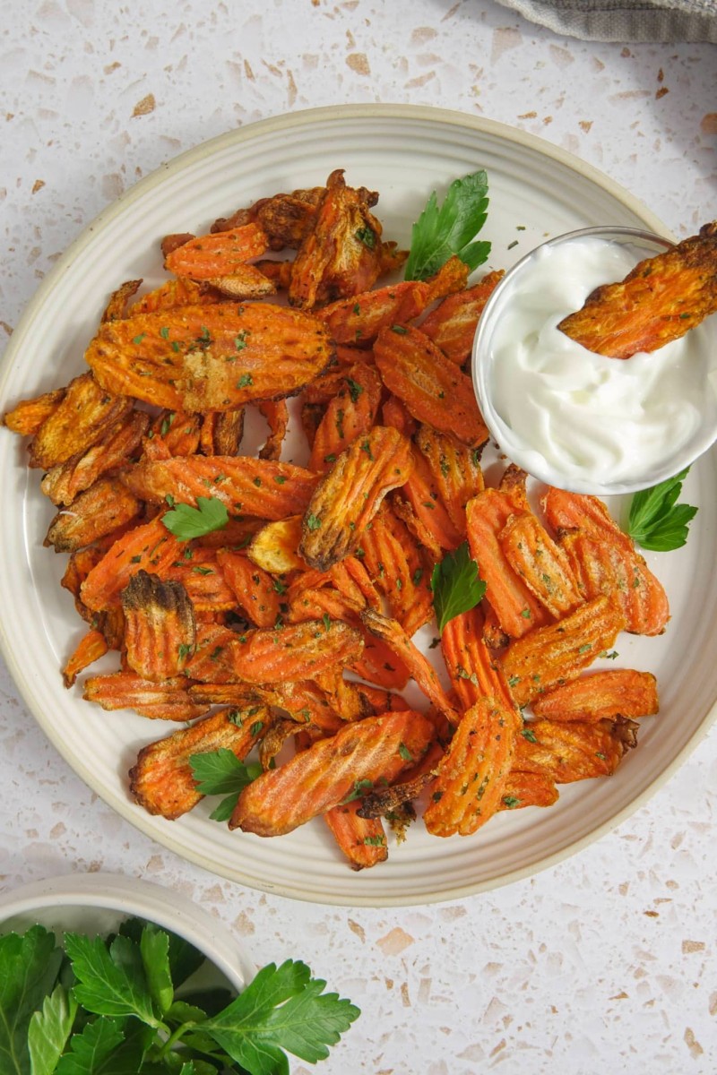 homemade carrot crisp