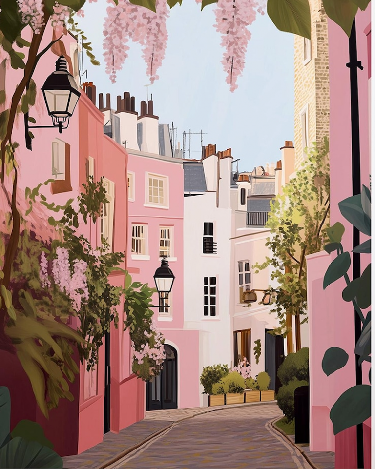 mews London Art by Jess