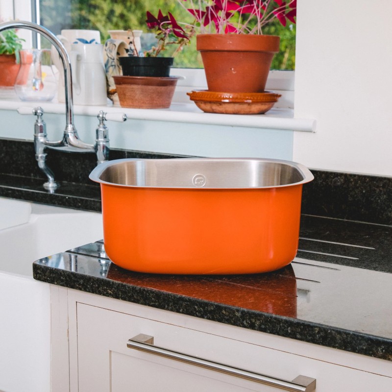 stainless steel washing up bowl