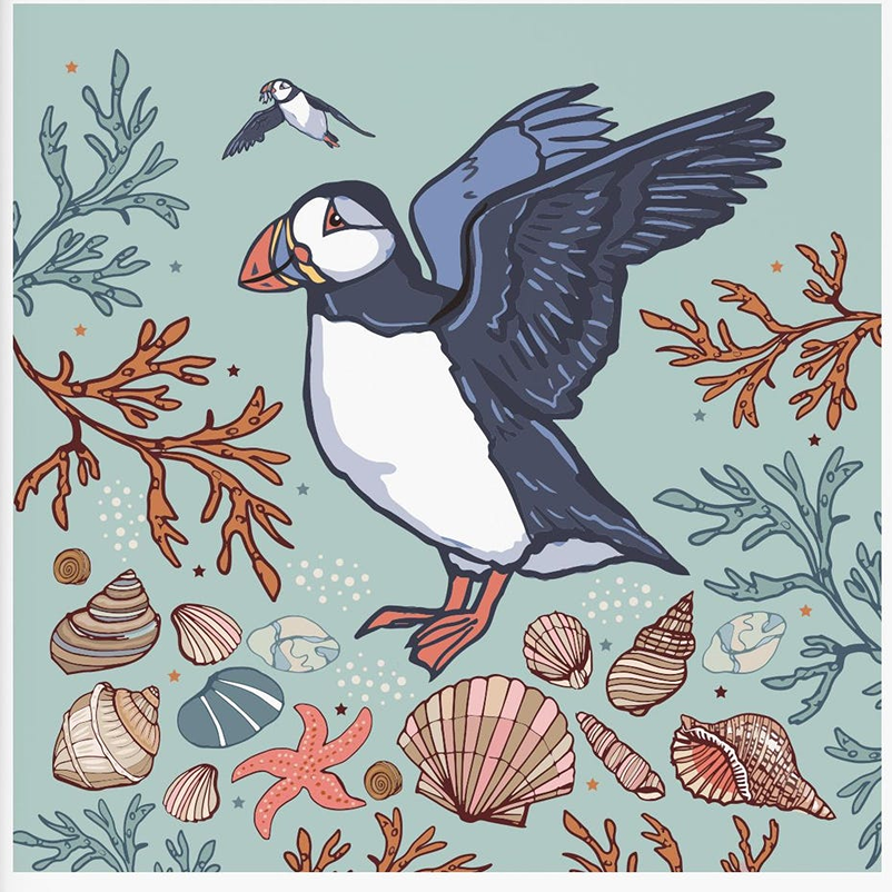 puffins Art by Angie