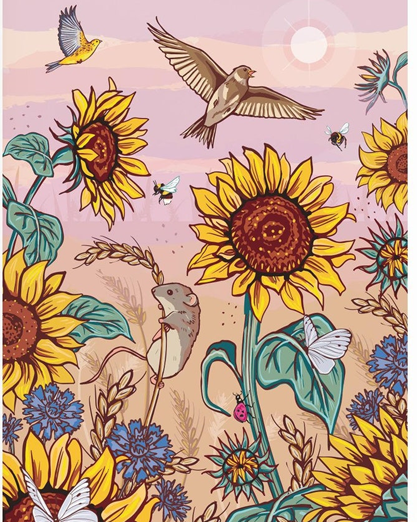 field mouse Art by Angie