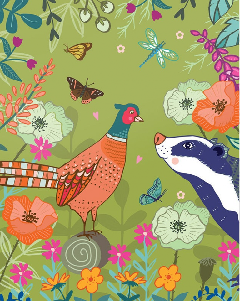 woodland creatures Art by Angie