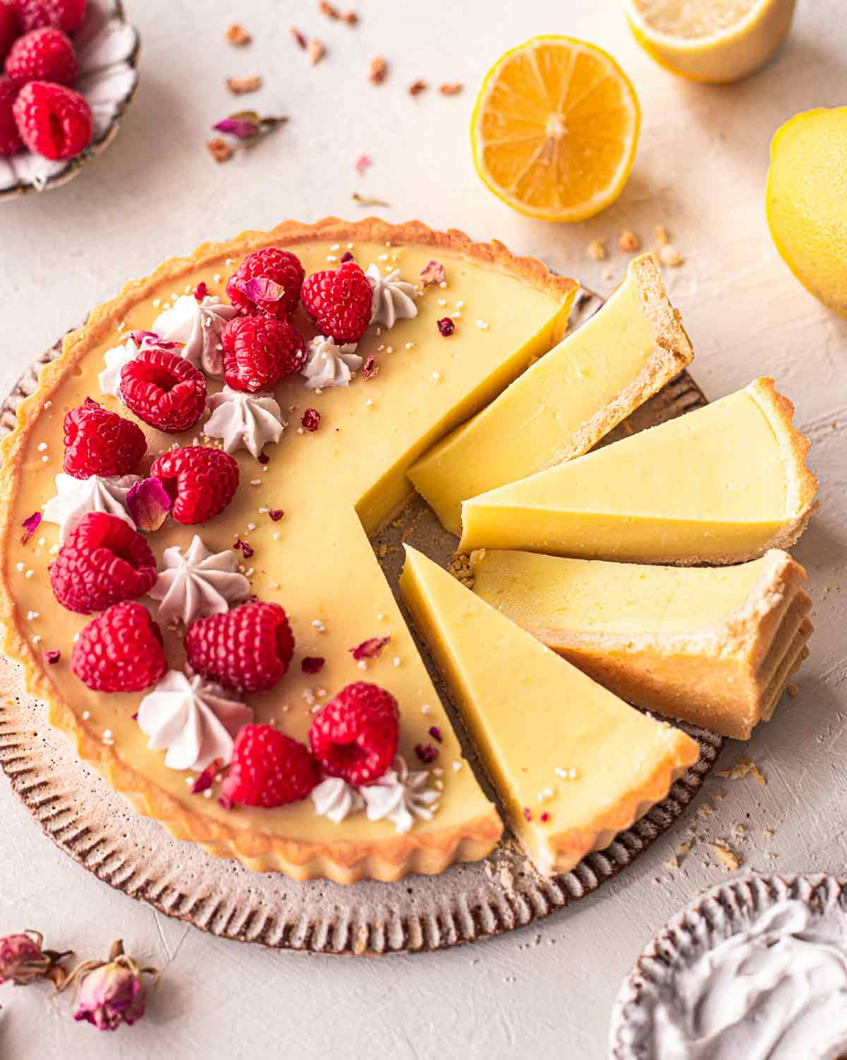 vegan lemon tart