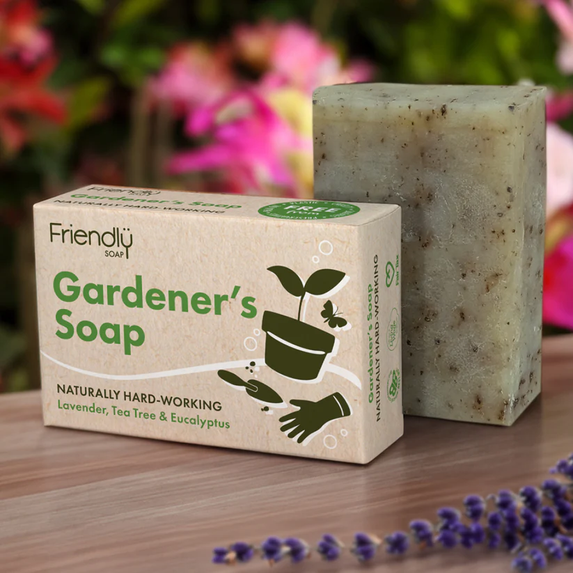 Friendly gardener's soap