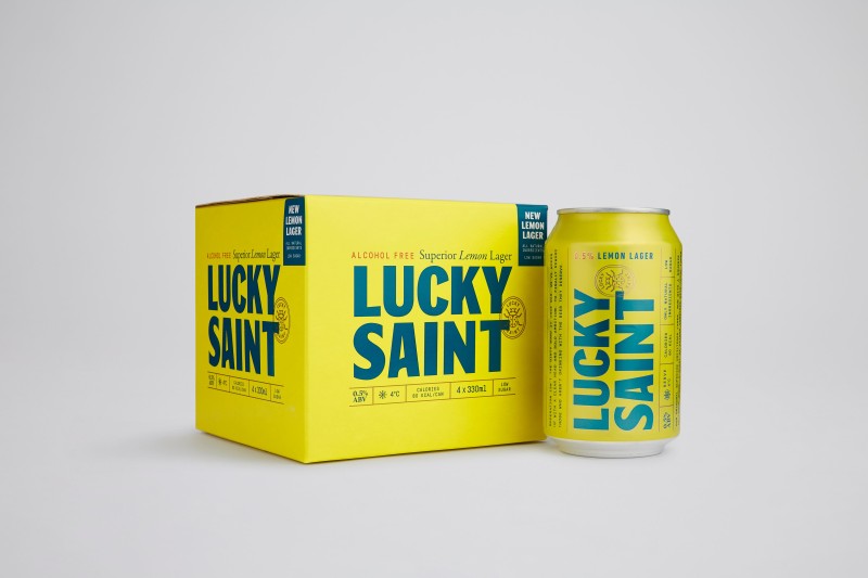 Lucky Saint lemon beer