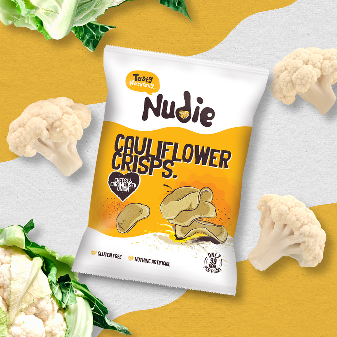 Nudie vegan cheesy crisps