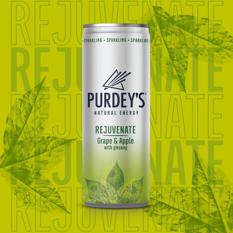 Purdey's energy drinks