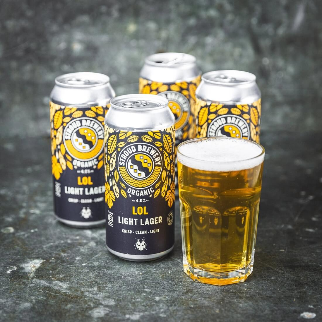 Stroud light organic lager