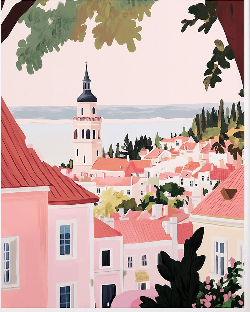 Tallinn Estonia Art by Jess 