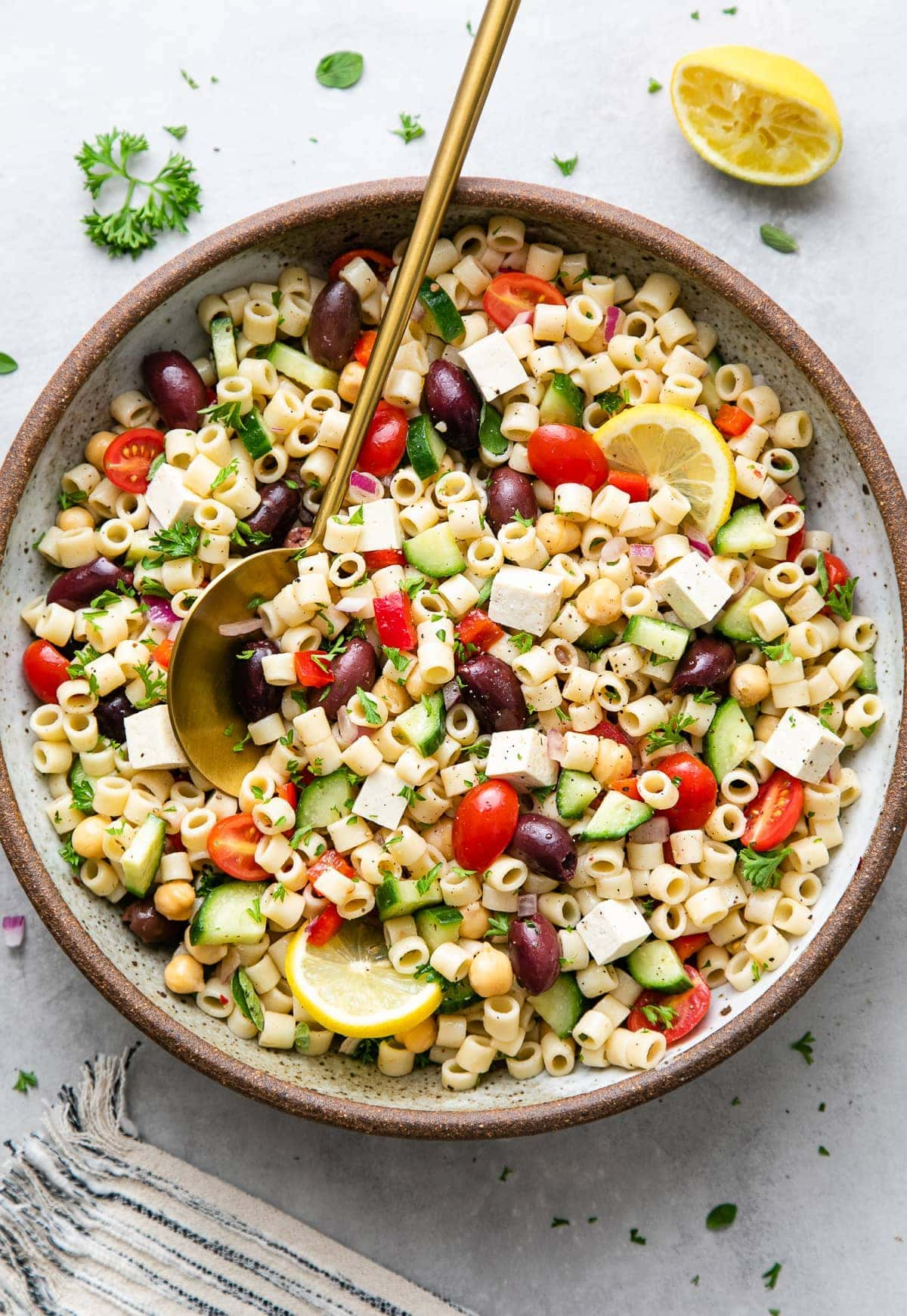 vegan Greek salad