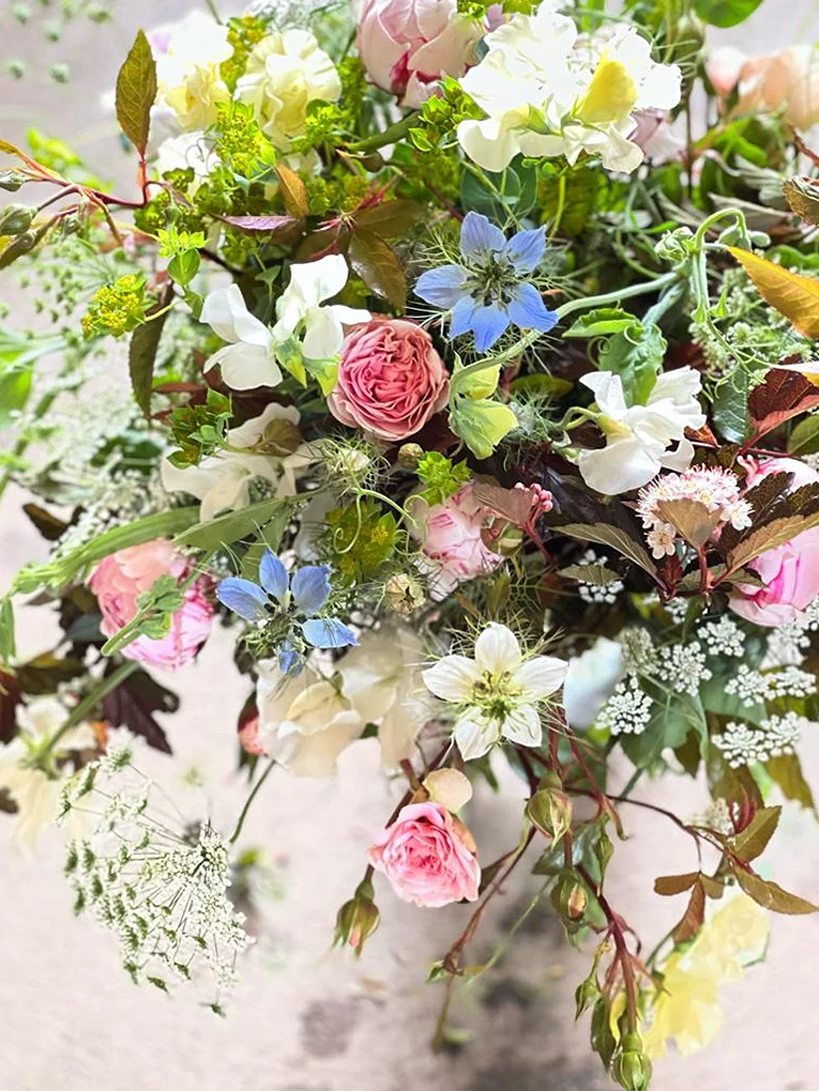 common farm wedding flowers