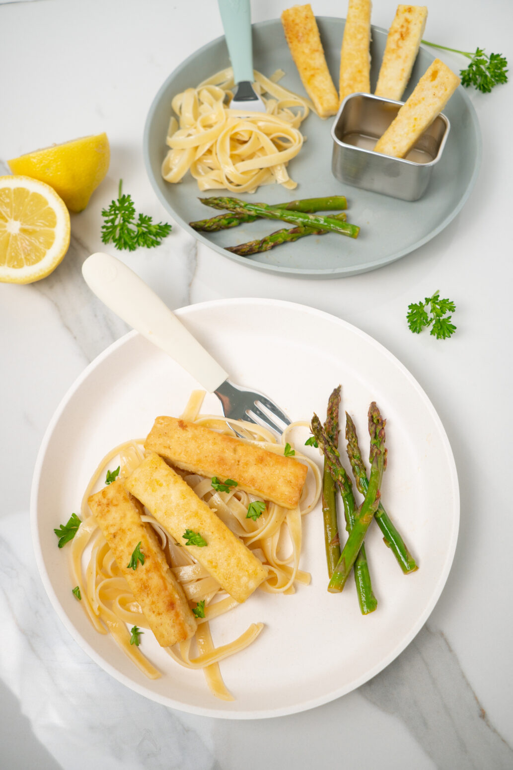 crispy lemon tofu fingers