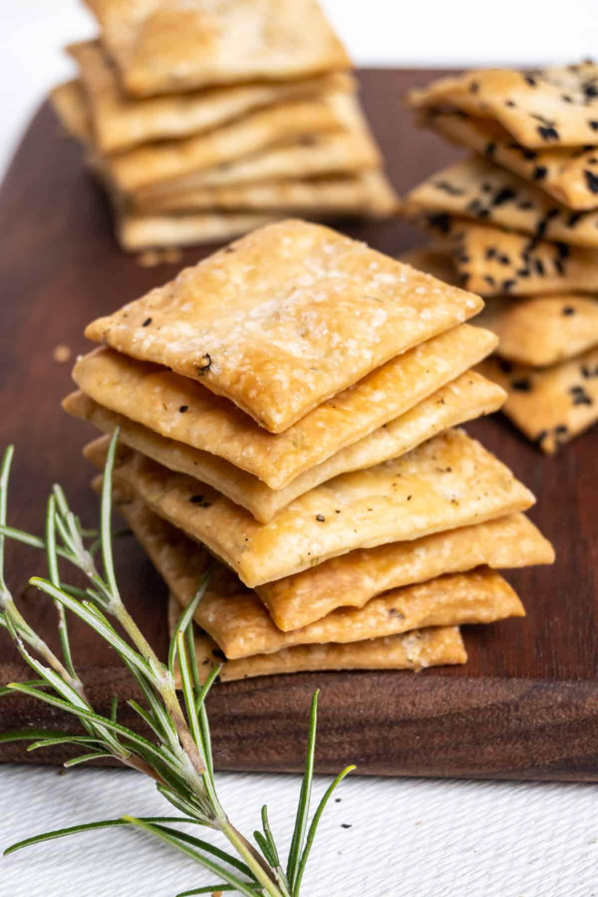 easy vegan crackers