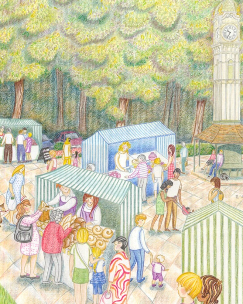 farmers' market Jacky Rough