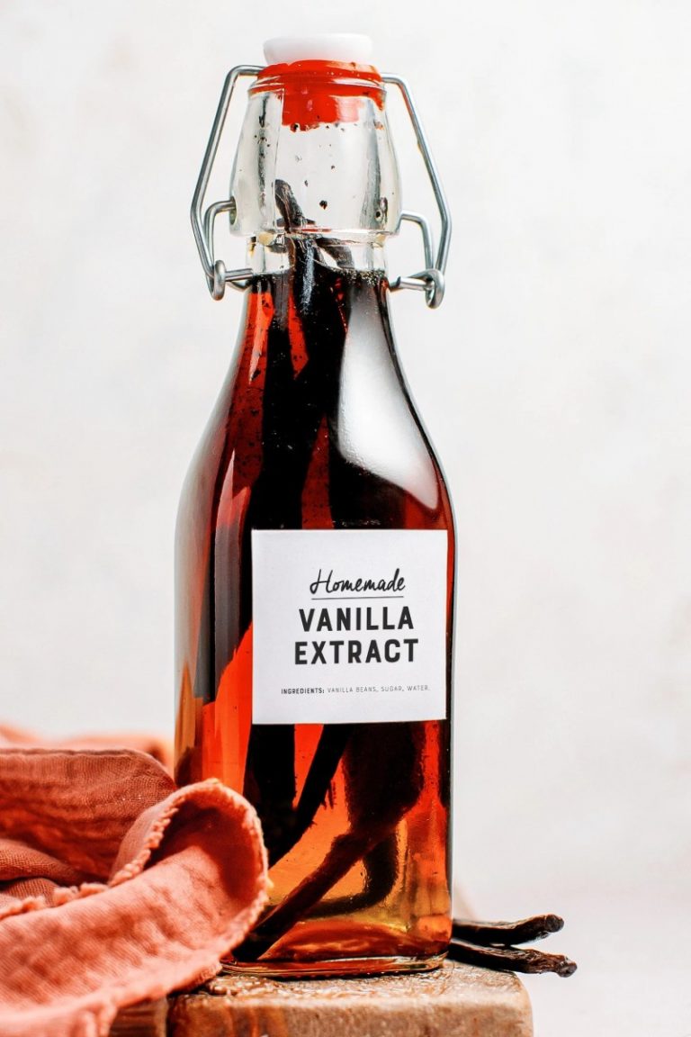 homemade vanilla bean extract