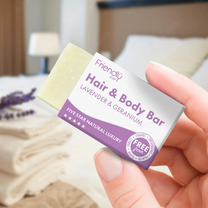 Friendly mini soap bars