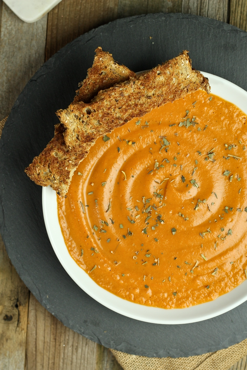 oil-free tomato bisque