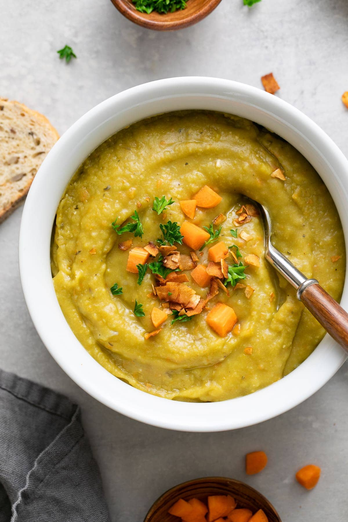 parsnip and split pea soup