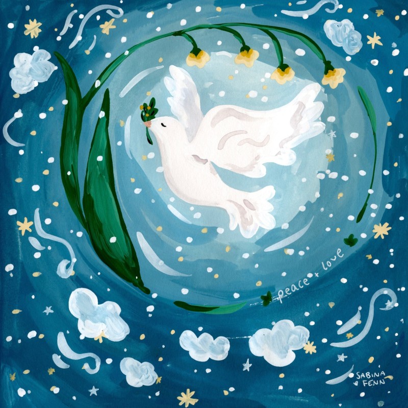 peace and love Sabina Fenn