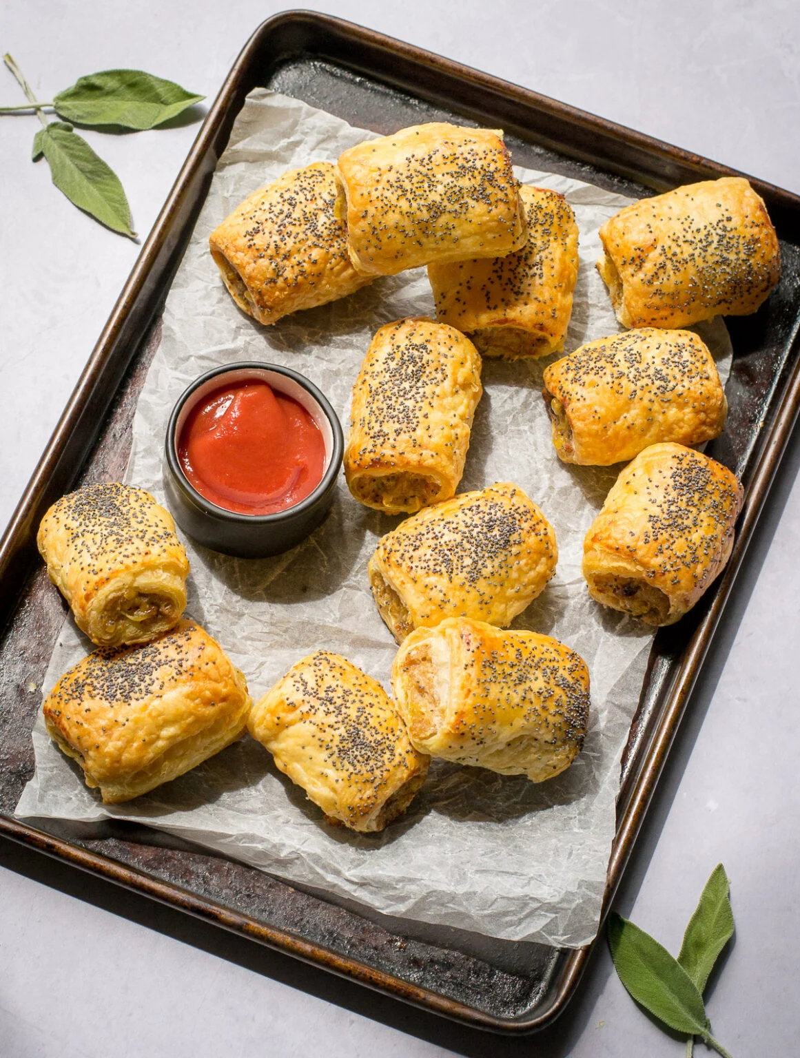 vegan sausage rolls