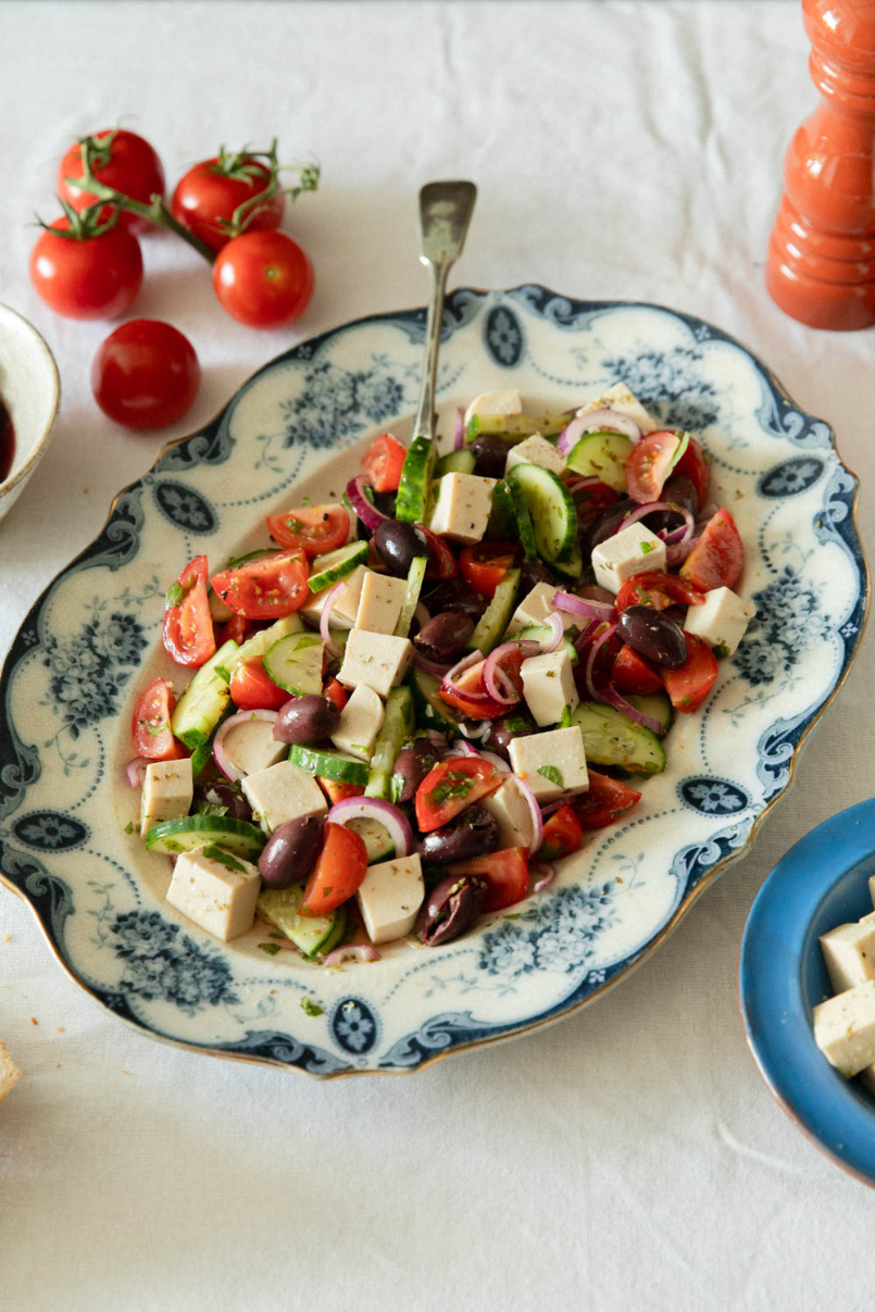 vegan Greek salad