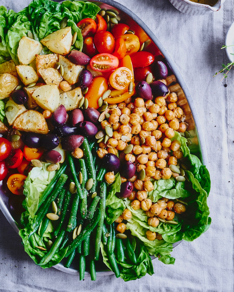 vegan nicoise salad