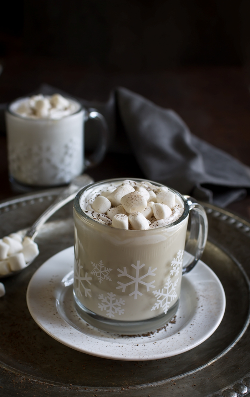 vegan white hot chocolate