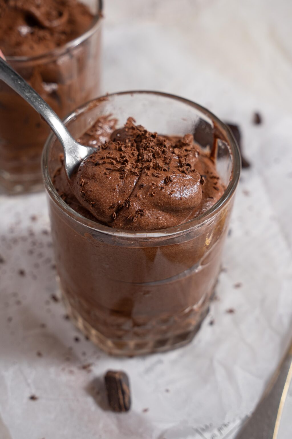 2 ingredient vegan chocolate mousse