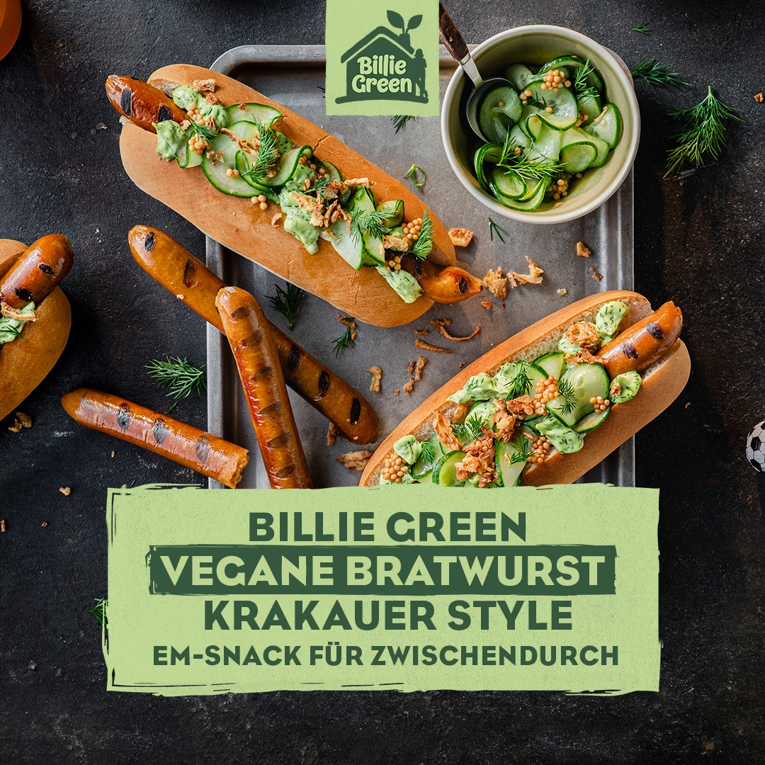 Billie Green vegan bratwurst