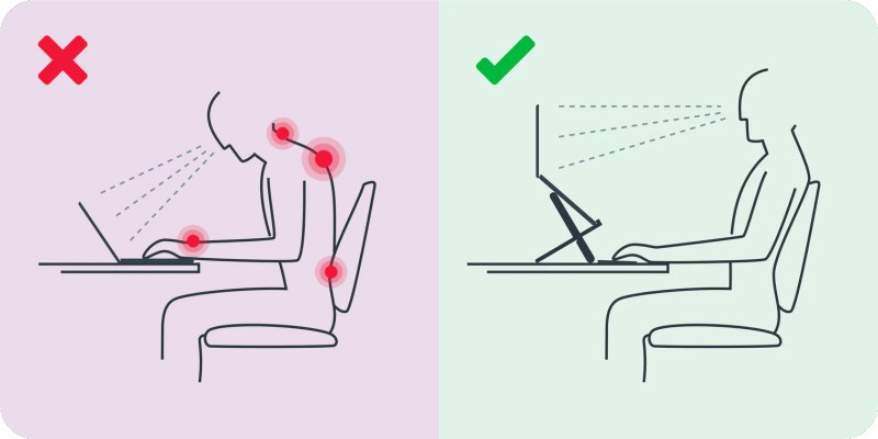 Dragonfly laptop stand