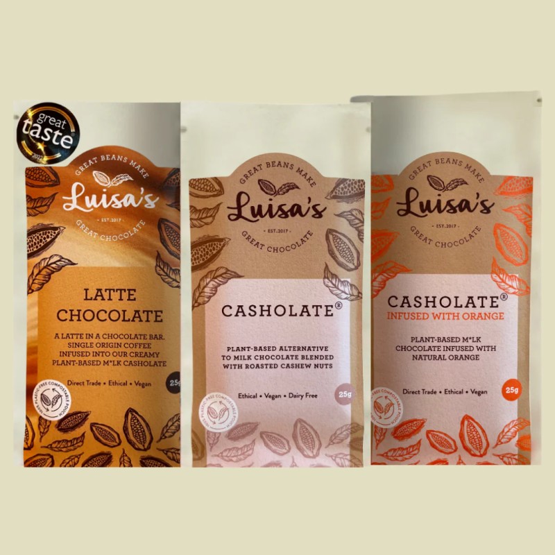 Luisa's vegan chocolate