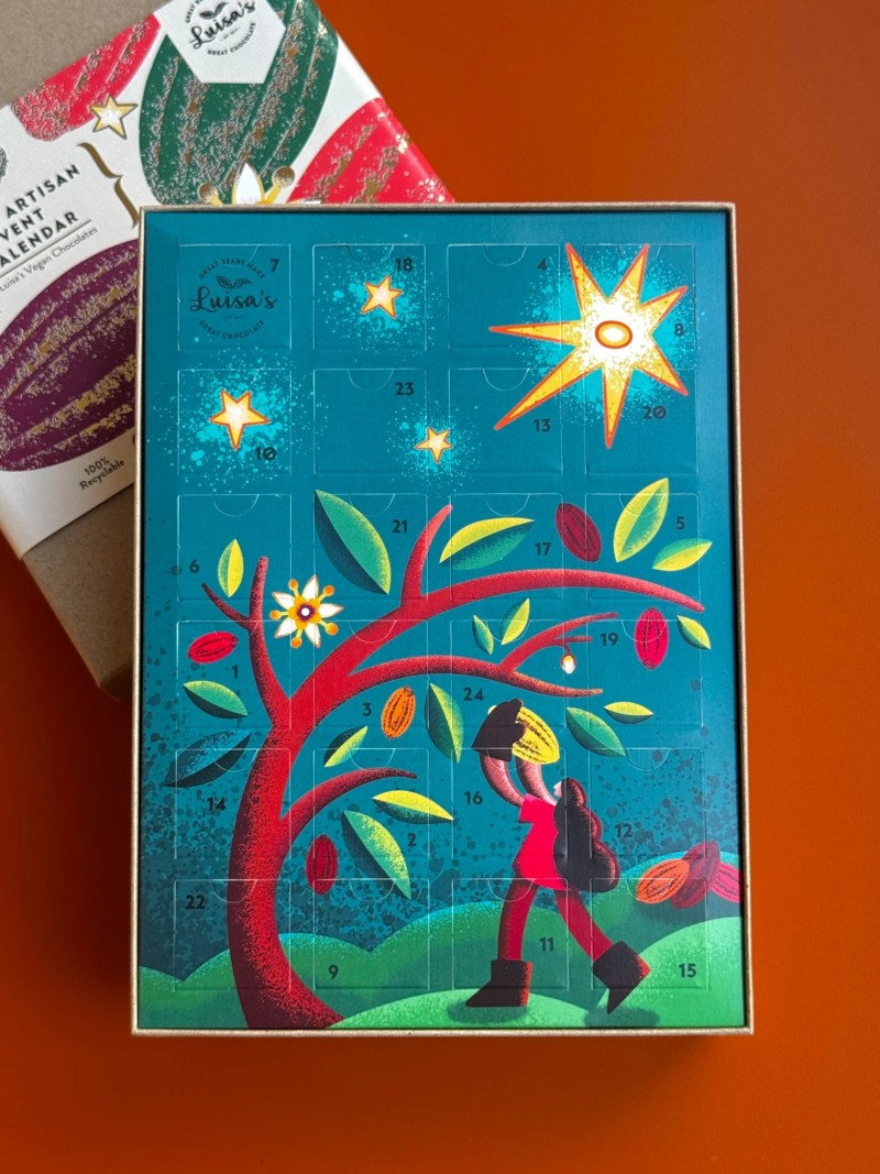 Luisa's vegan chocolate Advent calendar