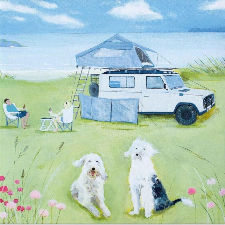 camping on the dunes Hannah Cole