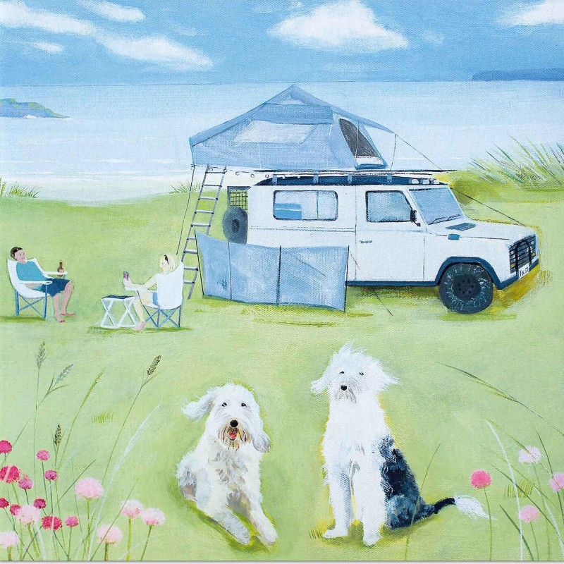 camping on the dunes Hannah Cole