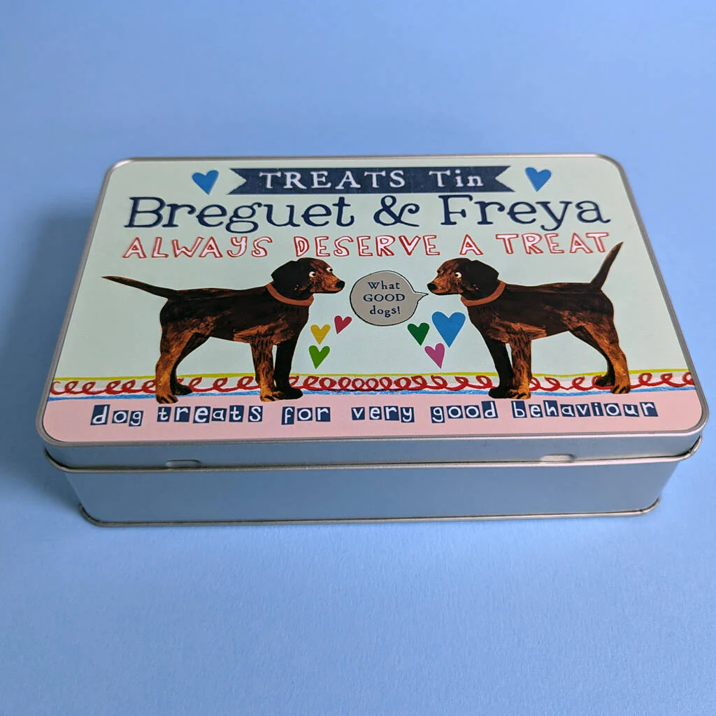 dog treat tin