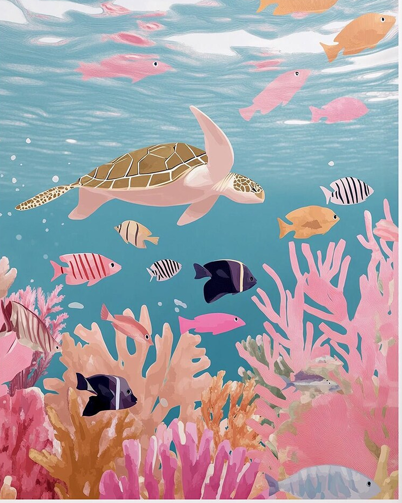 great barrier reef Art by Jess