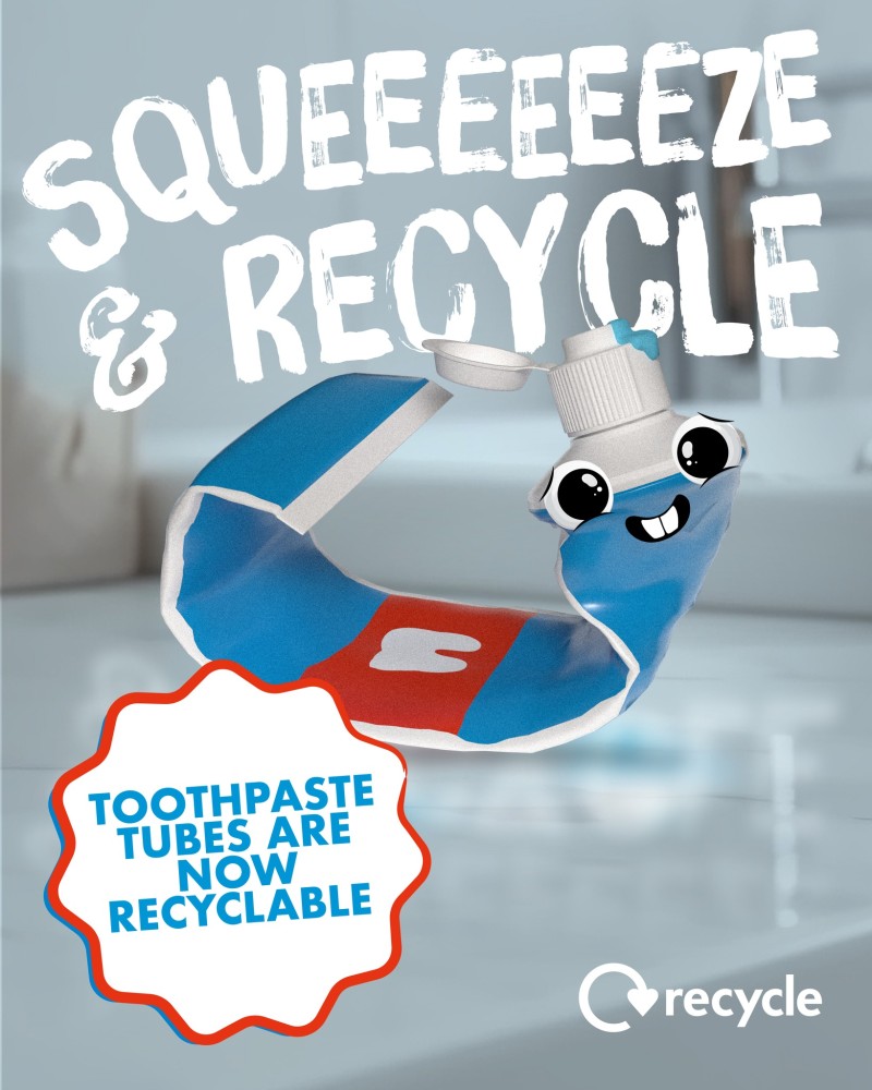 recycle toothpaste tubes