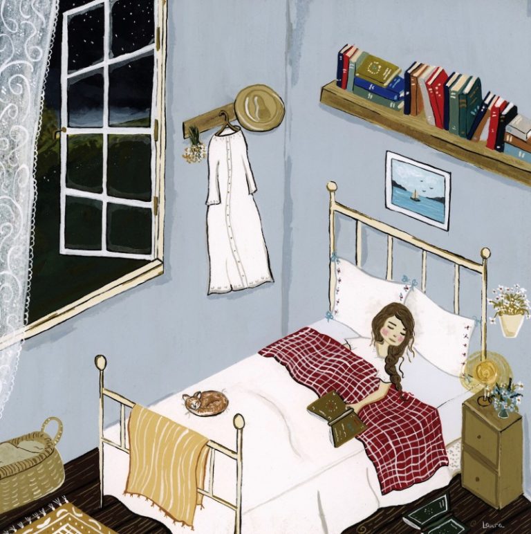 sleeping with cat Chimney Smoke Art