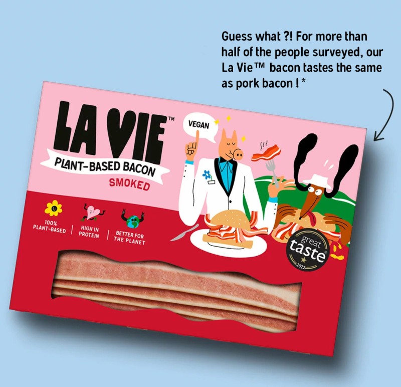 La Vie vegan bacon