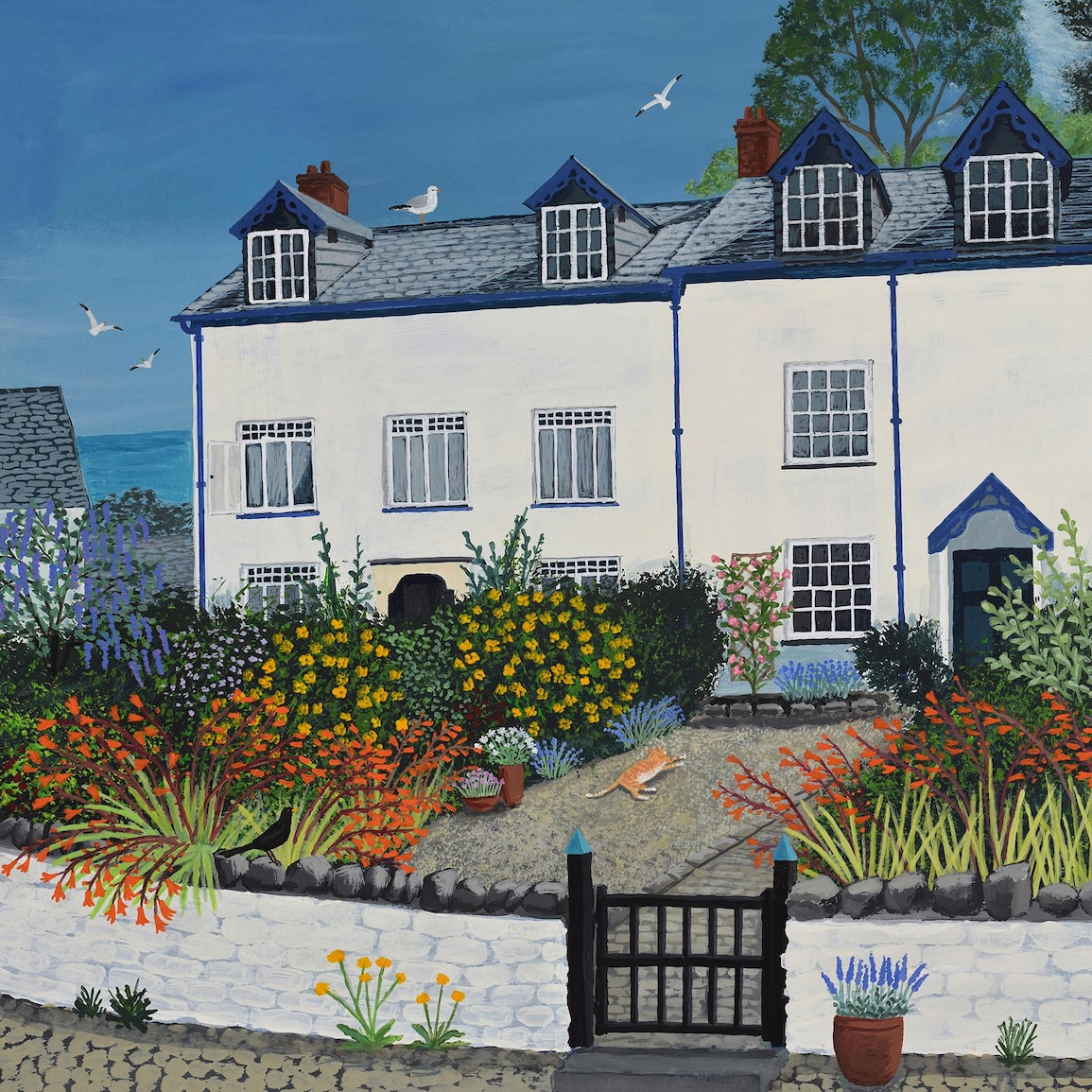 Clovelly cottages Jo Grundy