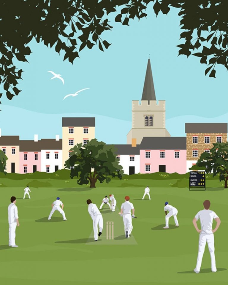 cricket on the village green