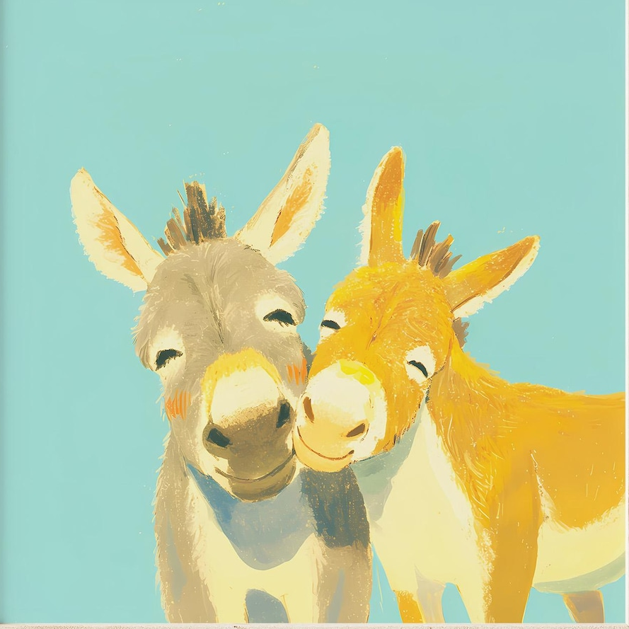 donkey friends Mint Sprinkle