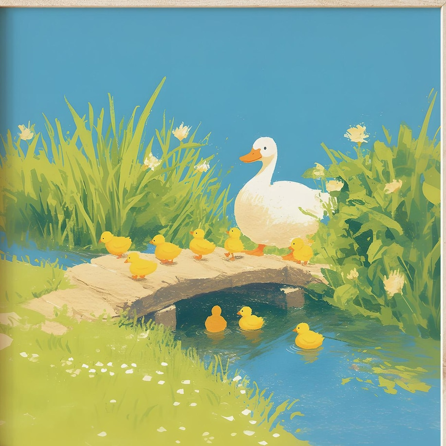 duck and ducklings Mint Sprinkle