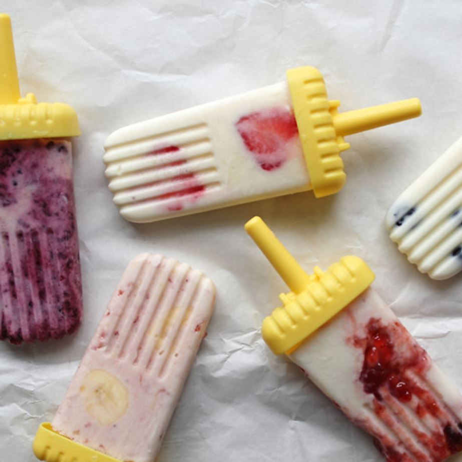 fruit vegan ice lollies