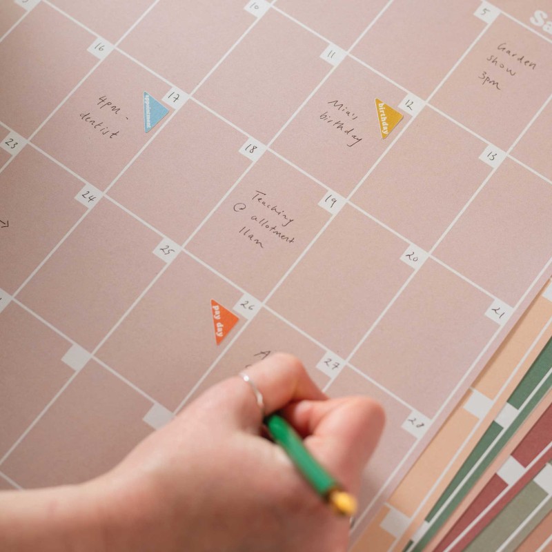 monthly wall planner