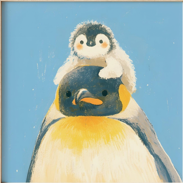 penguin family Mint Sprinkle