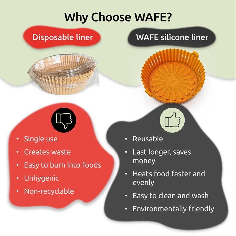 silicone air fryer liner