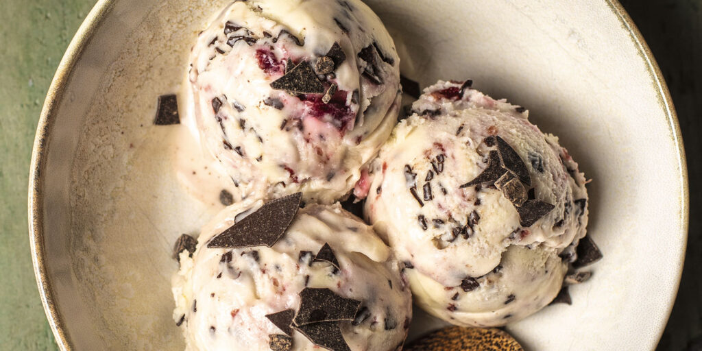 vegan black forest ice cream 