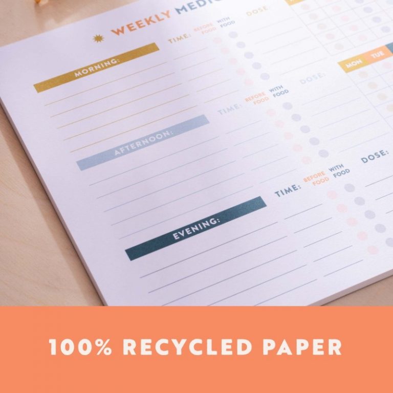 weekly medication tracker